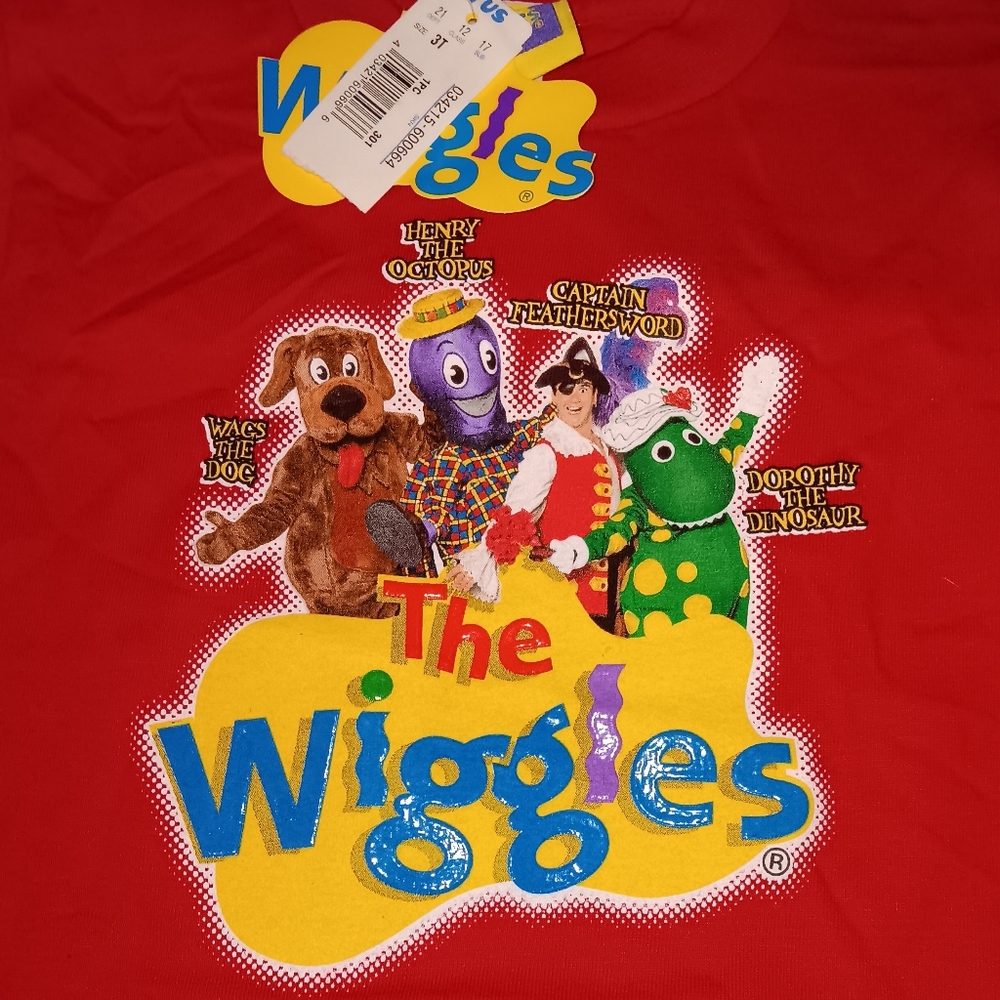 New 2003 The Wiggles Vintage Tour Shirt Tee TV Show Series Toddler